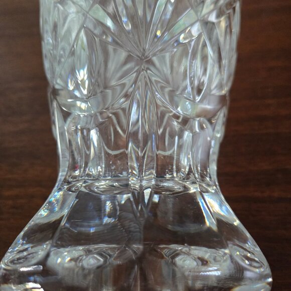Cristal D'Arques France Tradition Vase, VTG Embossed Crystal Tall Vase 11.75" - Picture 9 of 13